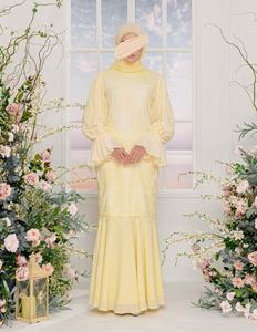 SIPO – vêtements islamiques à volants et manches bouffantes avec broderie en dentelle - Product Image 2