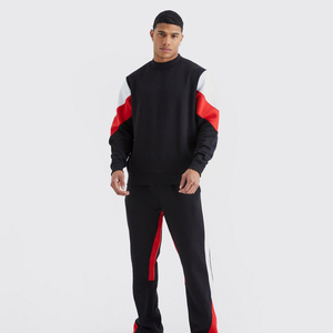 Survêtements coupe-vent d'hiver à manches longues personnalisés pour hommes nouvelle mode vêtements d'entraînement en polaire motif solide grande taille - Product Image 1