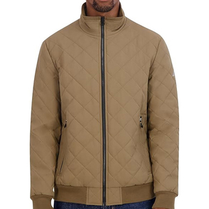 Manteau d'hiver matelassé pour hommes, vestes imperméables légères - Product Image 1