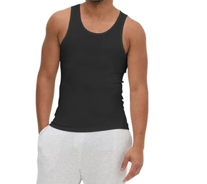 Débardeur de sport pour homme de haute qualité pas cher intérieur sous chemise mélange de coton polyester gilet de gymnastique débardeur pour homme fabriqué au Bangladesh chine - Product Image 1