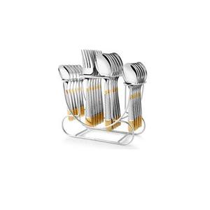 Couverts de finition polie brillante couteau cuillère fourchette et épandeur ensemble ustensiles de cuisine maison restauration utilisation couverts en miroir, acier - Product Image 3