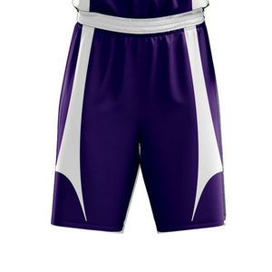 Uniforme de basket-ball de vêtements de sport pour hommes de couleur violette Logo personnalisé Maillot de basket-ball de sport de qualité supérieure et uniforme short - Product Image 5
