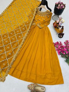 ชุด Anarkali สำหรับงานแต่งงานและงานปาร์ตี้เสื้อผ้าชาติพันธุ์ - Product Image 5
