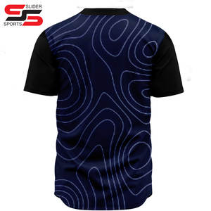 OEM béisbol Jersey al por mayor transpirable Softball Jerseys en blanco logotipo personalizado nuevo diseño de alta calidad jerseys de béisbol de los hombres - Product Image 4