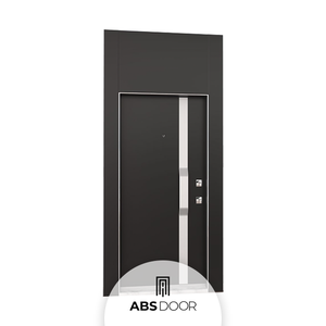 ABSDOOR RIGA Porte en acier de haute sécurité élégante, réglable et insonorisée pour entrée intérieure pour villas et hôtels Turquie - Product Image 1