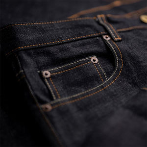 กางเกงยีนส์ผู้ชายทรงตรงแบบถัก สไตล์ลำลอง แฟชั่นใหม่ ขายส่ง รับทำโลโก้ ทรงเข้ารูป น้ำหนักเบา ระบายอากาศได้ดี เหมาะสำหรับฤดูหนาว - Product Image 4