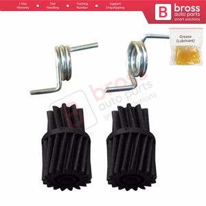 BDP537 2 Sets 4 piezas cerradura de la puerta del actuador pestillo Cog reparación engranajes y resortes 2037200135 para W203 W211 CLK W209 A209. - Product Image 3