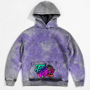 Sweat à capuche pour homme 420 GSM, style vintage délavé, coupe oversize, 100% coton mélangé, idéal pour l'hiver - Product Image 1