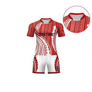 Diseños de uniformes de voleibol de color sólido personalizados Ropa de voleibol para hombres y mujeres impresa de secado rápido - Product Image 2