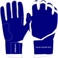 Guantes de Bateo de Béisbol de Cuero Personalizados de Alta Calidad 2025 para Mano Derecha, Protección Profesional para las Manos de Hombre