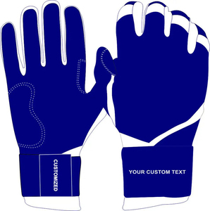 Guantes de bateo de béisbol de cuero personalizados de alta calidad 2025 para hombres protección de manos profesional para posición de receptor - Product Image 6