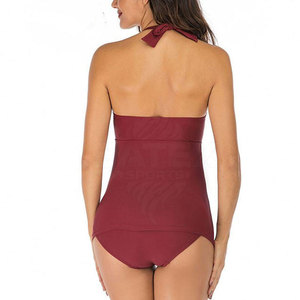 Tankinis de Dos Piezas sin Tirantes, Transpirables, de Secado Rápido, con Logotipo Frontal, Traje de Baño para Mujer para Actividades Acuáticas - Product Image 4