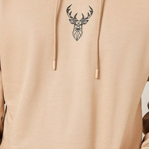 Aspecto moderno Ropa informal de moda Hombres Poliéster Sudadera con capucha Top Elegante Diseño de bolsillo Color sólido liso Térmico Hombres Sudadera con capucha de poliéster - Product Image 5