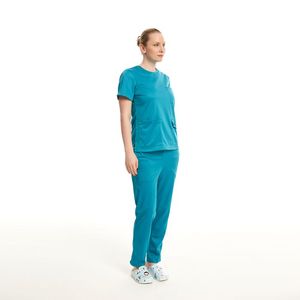 Uniforme Médico Unisex de Manga Corta, 100% Algodón de Primera Calidad, Ecológico, Cuello Alto, Color Sólido, para Uso Hospitalario - Product Image 2