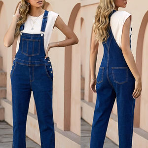 Vestido de Mezclilla sin Mangas de Alta Calidad para Mujer, Ecológico, Transpirable, Estilo Urbano, Simple, Personalizado, con Acabado Lavado en la Parte Delantera, para Invierno - Product Image 5