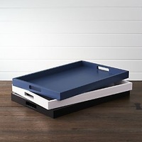Plateau artisanal vietnamien en laque, finition écologique et imperméable, design de luxe pour servir café/pâtisseries, présentoir à bijoux