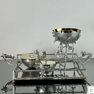 Wholesale Luxury Arabic Decorative Latest Design Gold Metal <b>Electric</b> <b>Incense</b> Bakhoor <b>burner</b> - Product Image 5