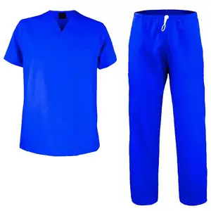Custom Color Lab Coats Comfortable Cotton Medical Workwear Professional Hospital Scrubs Uniforms Doctor Wear