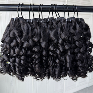 Extensiones de Cabello Humano Rizado y Voluminoso de Camboya, Cabello Virgen Natural, Suministro del Fabricante para Compradores Globales - Product Image 1