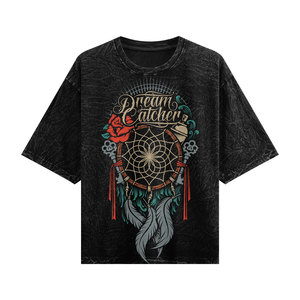 Camiseta con gráfico de 100% algodón para hombre, camiseta de manga corta de satén de alta calidad con estampado de logotipo personalizado, peso pesado 220GSM - Product Image 1