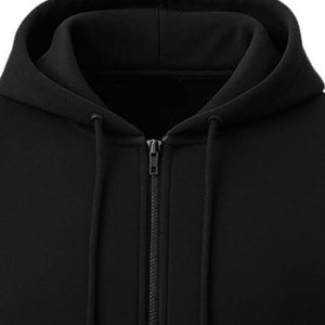 Sweat-shirts à capuche zippés personnalisés pour hommes, 100 % coton/polyester, coupe régulière, design personnalisé, mode d'hiver, taille adulte, décontracté - Product Image 4