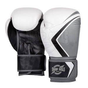 Gants de boxe confortables personnalisés professionnels en cuir pour l'entraînement au combat-en vente - Product Image 2