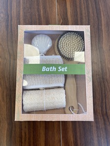 Juego de baño de bambú de madera de alta calidad con precio de fábrica - Product Image 2