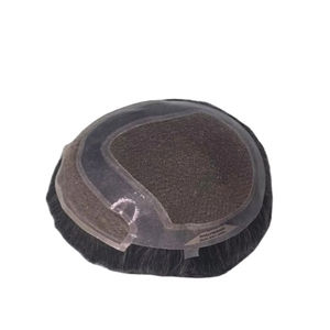 Toupet pour homme Taz Hair, perruque 100% cheveux humains, densité brute 60%-150%, cheveux indiens Remy, pièces imperméables, vague d'eau - Product Image 1