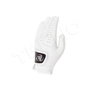 Guantes de golf de piel de oveja marrón de primera calidad Guantes de manos con logotipo personalizado Guantes de golf al por mayor - Product Image 3