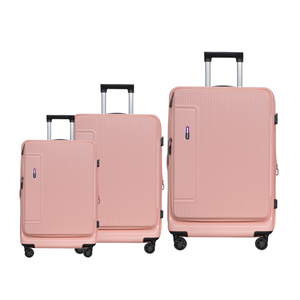 Maleta Rígida Smooth Light Travelking 8088, ABS+PC, Ruedas Giratorias de 360 Grados, Cierre TSA, 20/24/28'', Aluminio Moderno - Product Image 1