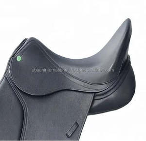 Selle d'équitation anglaise en cuir, design personnalisé, durable, best-seller, gullet interchangeable, 3 étriers - tailles et couleurs personnalisées disponibles - Product Image 4