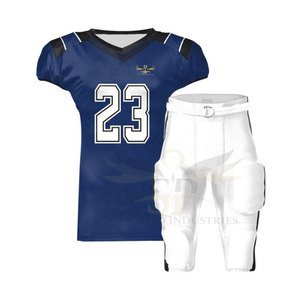 Uniforme de Fútbol Americano para Hombre de Alta Calidad, 100% Poliéster, Secado Rápido, Transpirable, Ropa Deportiva, Venta Caliente, Conjunto para Todas las Temporadas - Product Image 1