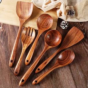 <b>Wooden</b> Salad <b>Tongs</b> Resin Salad Server Set Natural <b>Wooden</b> with 2 Turners Sustainable Handmade Utensils - Product Image 2