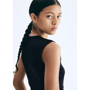 Débardeur court de sport sans coutures, respirant et léger pour femme, tendance 2026, idéal pour la course et le fitness, coupe ajustée, sans manches - Product Image 2