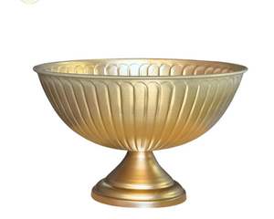 Modern Iron Flower Vase in Gold Finish Rust Resistant <b>Centrepiece</b> for Home & Wedding Tabletop Decoration - Product Image 2