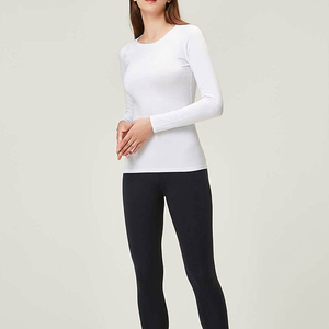 OEM Custom <b>Compression</b> Shirt High Quality <b>Compression</b> T-Shirt Long Sleeve <b>Compression</b> Shirt Women Running Sports - Product Image 5