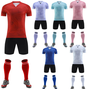 Maillots de football adultes personnalisés professionnels Football Sport à séchage rapide respirant léger col rond 100% Polyester T-Shirt - Product Image 1