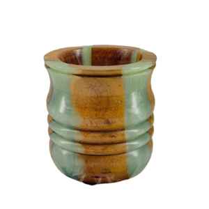 Brûleur d'encens religieux en bois d'acacia écologique, finition époxy glacée, parfait pour le bakhoor, crée une atmosphère aromatique apaisante - Product Image 1