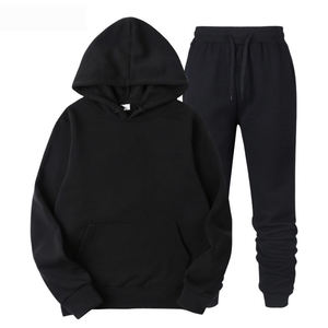 Conjunto Deportivo de Invierno para Hombre, Talla Grande, con Sudadera con Capucha, Personalizable con Logotipo y Color, Precio Bajo, Venta al Por Mayor - Product Image 1