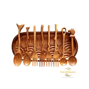 Meilleur choix 100% cuillère en bambou en bois naturel de haute qualité pour le camping fabriqué au Vietnam par Viet Choice Manufacturer - Product Image 4