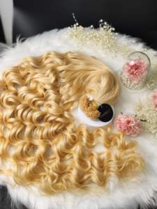 Extensiones de cabello humano vietnamita Remy Rubio blanco suave superventas cabello no sintético queratina italiana punta plana - Product Image 3