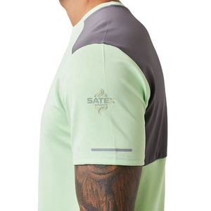 Conjunto de Verano de Alta Calidad, 100% Algodón, Transpirable, Informal, para Hombre, Camiseta de Manga Corta y Pantalones Cortos, Color Personalizado, Tela de 300g - Product Image 4