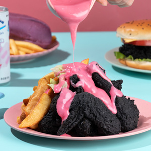 <span class=keywords><strong>Salsa</strong></span> Fruttata Elegante al Gusto Naturale di Pitaya e Frutti Rossi, Tonalità <span class=keywords><strong>Rosa</strong></span> Delicata, per Pollo Fritto - Product Image 5