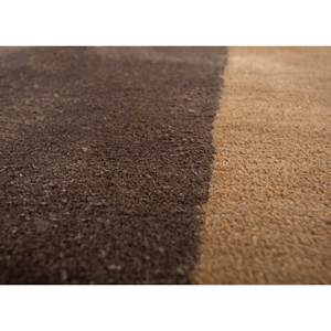 พรมขนสัตว์ผสมวิสโคสทอมือขนาดใหญ่ ลายเรขาคณิต สีเบจ-น้ำตาล สำหรับตกแต่งบ้าน ห้องวัยรุ่น ห้องโถง รูปทรงสี่เหลี่ยมผืนผ้า รุ่น Tnq-1104 - Product Image 3