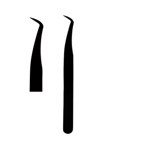 Pince à épiler de cygne mince en acier japonais de haute qualité - Product Image 1