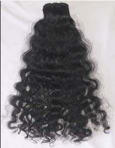 Hot Selling Curly Indian Kinky Curly Virgin Human <b>Hair</b> Weave Keratin Tips Machine Double Weft Tape Attachment New Coily <b>Hair</b> - Product Image 5