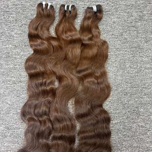 สีคลื่นธรรมชาติ4เส้นผมมนุษย์ผม100% ผมดิบจากเวียดนาม - Product Image 5