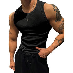 เสื้อกล้ามออกกำลังกายแขนกุดสำหรับผู้ชาย, แห้งเร็วระบายอากาศได้ดีชุดออกกำลังกายฟิตเนสสำหรับวิ่งและฝึกซ้อม - Product Image 1