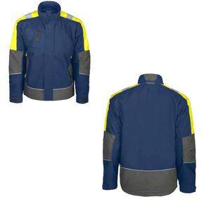 OEM Customizable Men's Winter Work <b>Jackets</b> <b>Waterproof</b> <b>Hi</b> <b>Vis</b> Reflective Safety Industrial Workwear Hooded Wholesale - Product Image 3