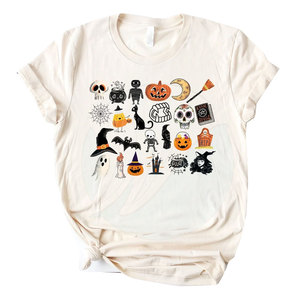 Último estilo Street Wear Mujeres Camisetas Peso ligero Mujeres Camisetas Impresión personalizada Mujeres Camisetas - Product Image 1
